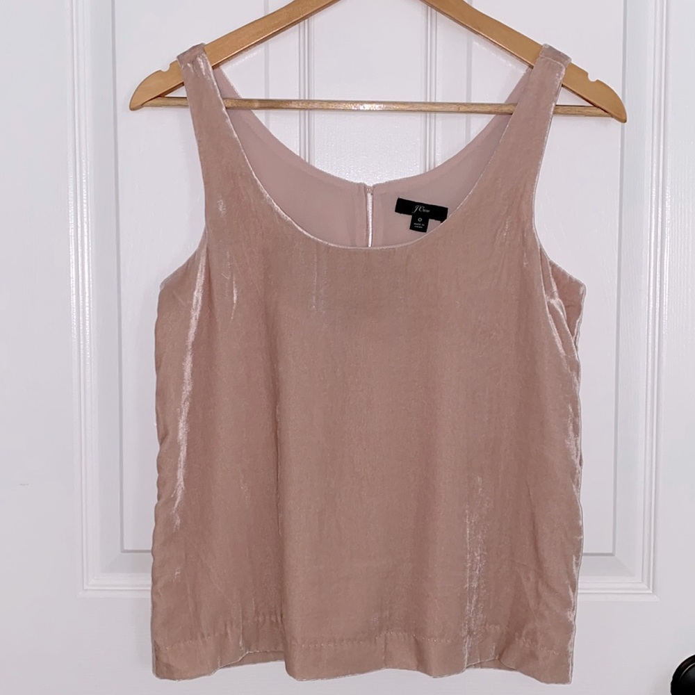 J.Crew Women’s velvet Tank Top Size 0